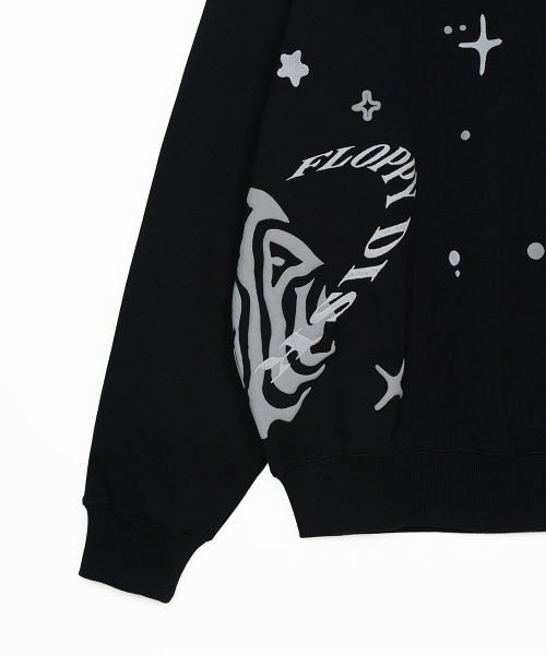 Twinkle Bloom floopy Crewneck Черный