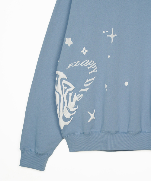 Twinkle Bloom floopy Crewneck Синий