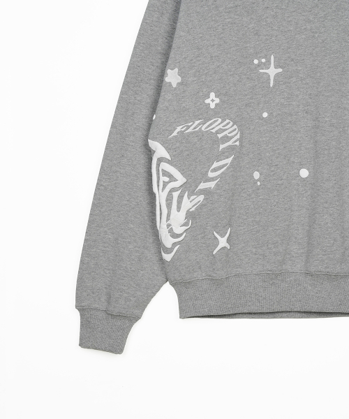 Twinkle Bloom floopy Crewneck M.Серый