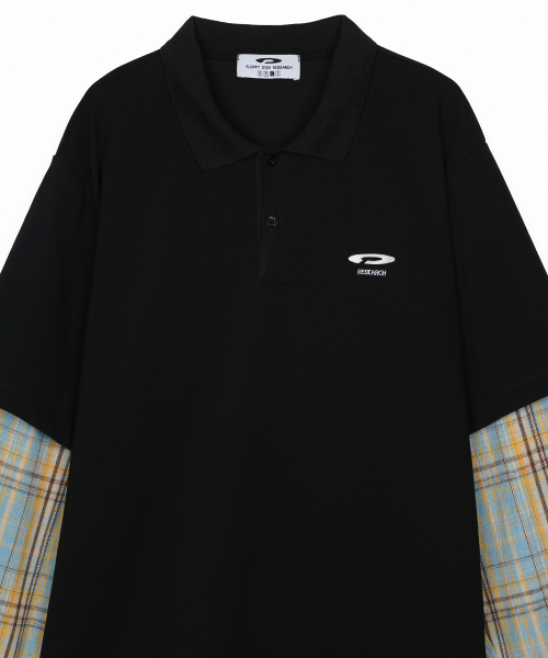 Double Layer Long sleeve PK Tee Черный