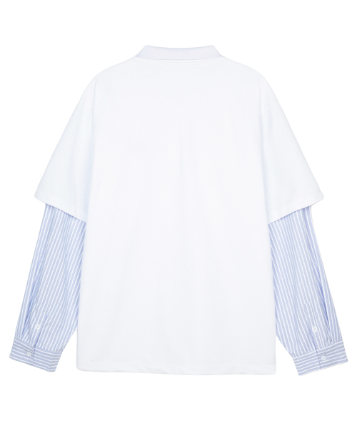 Double Layer Long sleeve PK Tee Белый