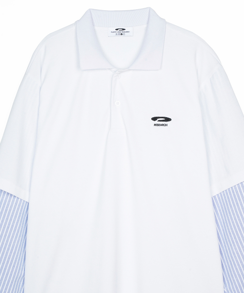 Double Layer Long sleeve PK Tee Белый