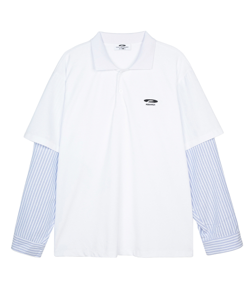 Double Layer Long sleeve PK Tee Белый