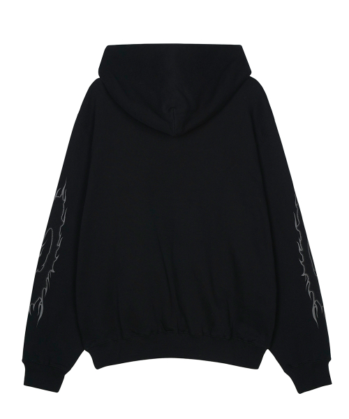 Crack Eagle Research Logo Hoodie Черный