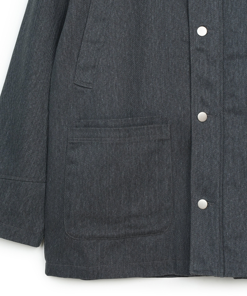 Work Safari Chore Long Jacket Черный