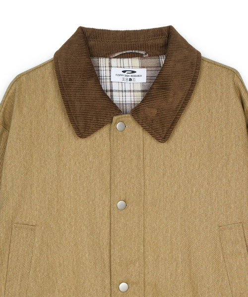 Work Safari Chore Long Jacket Коричневый