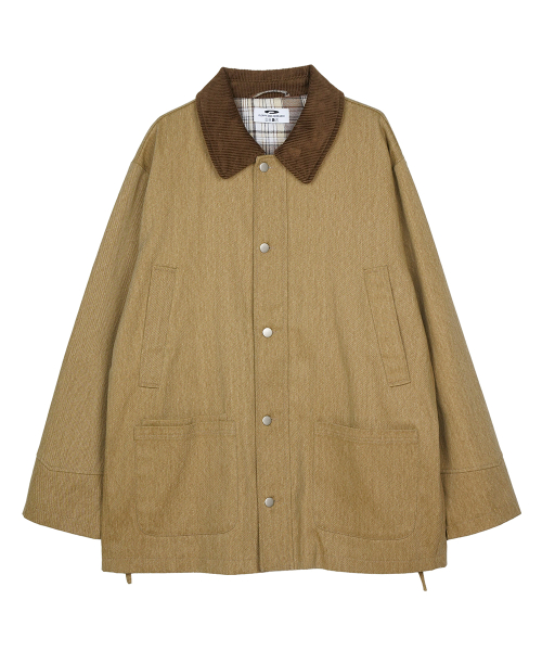 Work Safari Chore Long Jacket Коричневый