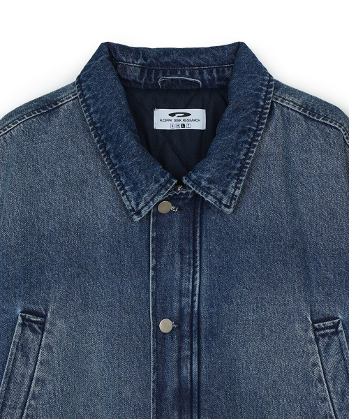 Деним Work Chore Quilting Jacket Синий