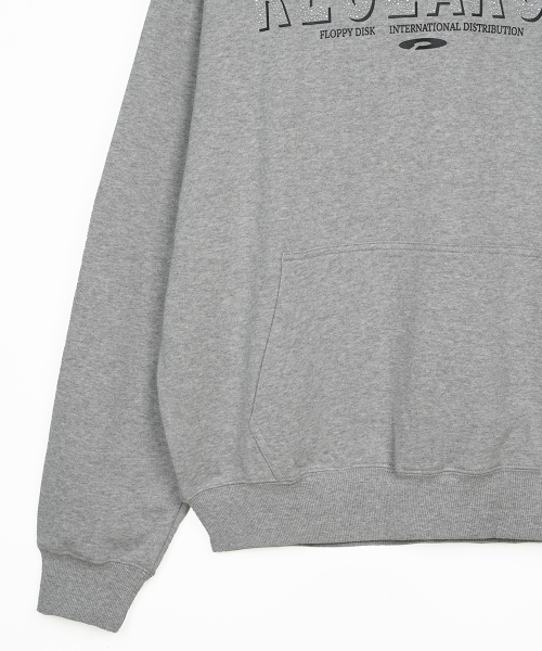 Metal Hot Fix Logo Hoodie M.Серый