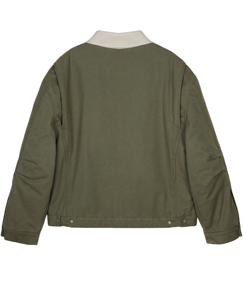 Vintage Wash Trucker Quilting куртка Khaki