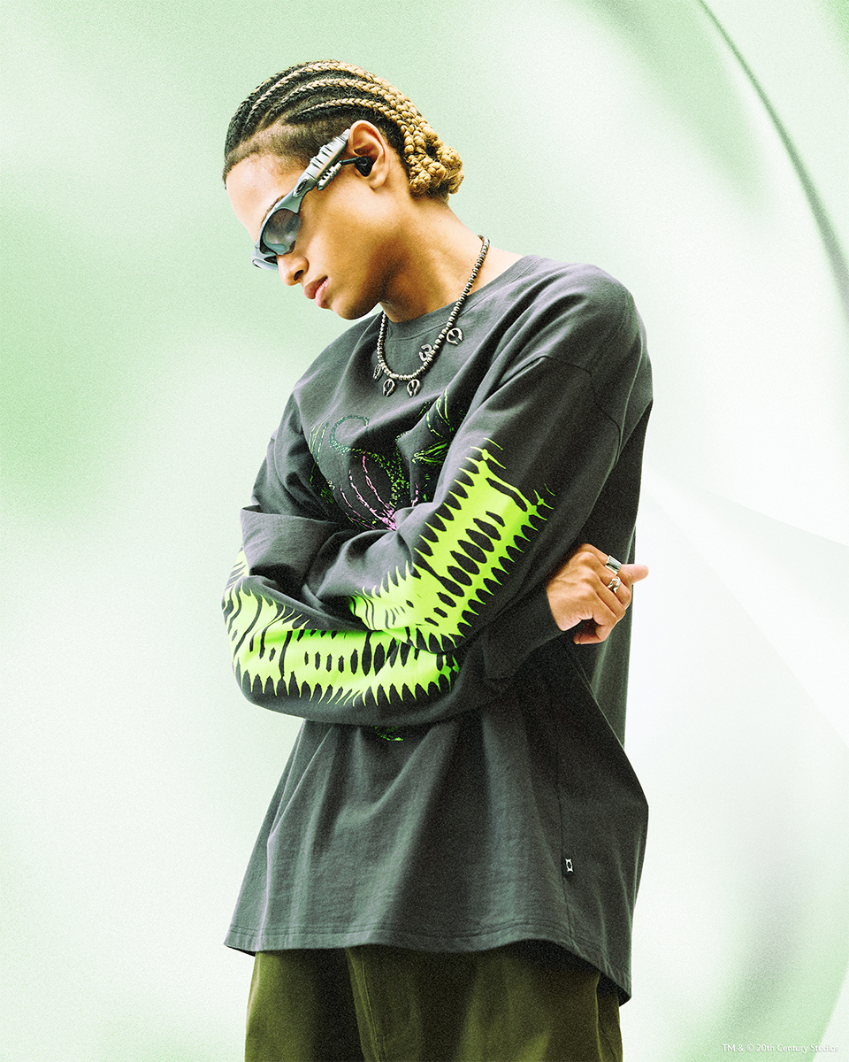 크리틱(CRITIC) CRITIC X ALIEN COLLAGE LONG SLEEVE TS