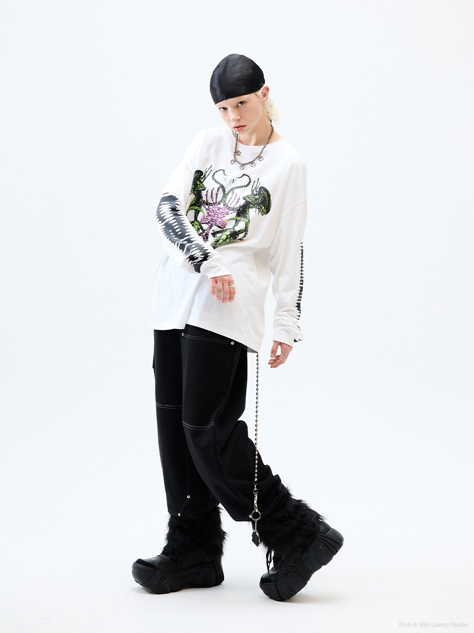 ★CRITIC X ALIEN COLLAGE LONG SLEEVE TS MUSINSA | CRITIC CRITIC x ALIEN COLLAGE LONG SLEEVE TS CHARCOAL