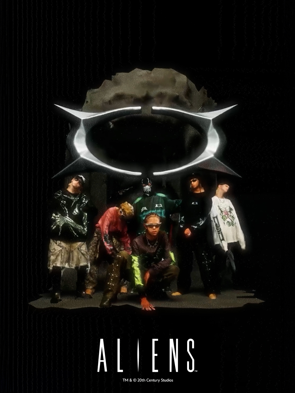 MUSINSA | CRITIC CRITIC x ALIEN EGG ALIEN RACING JERSEY DARK