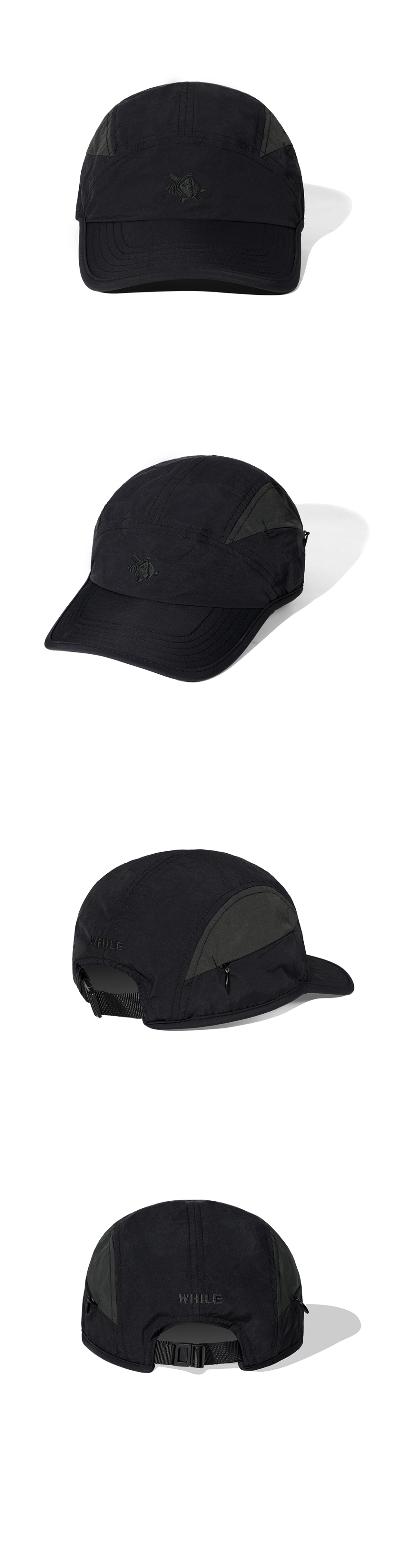 웨이브캡 블랙 디테일컷 이미지