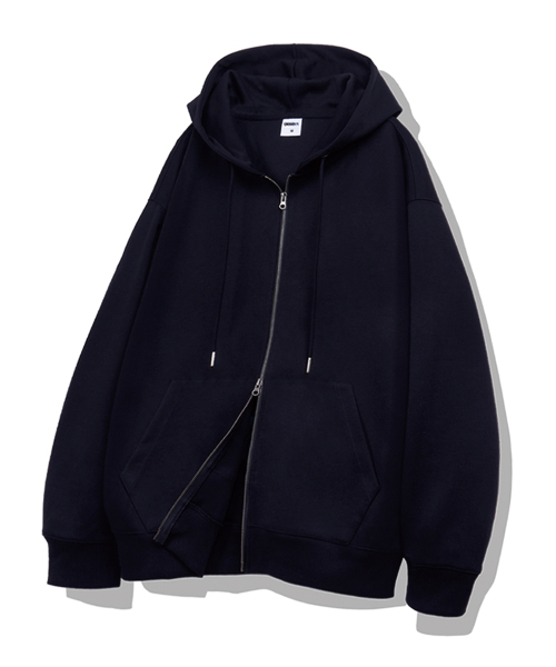 Low 2-Way Оверсайз Hoodie Zip-Up 2 Color [CRDH_4001]