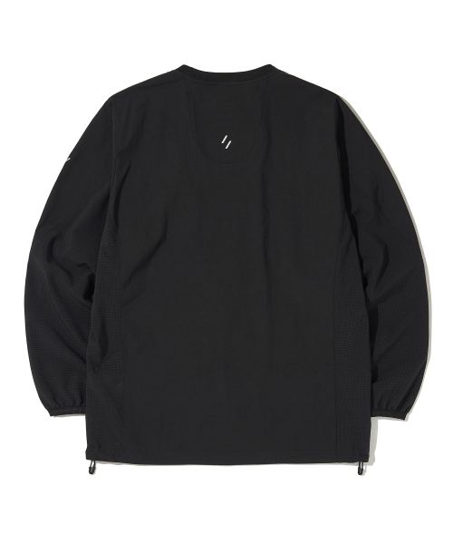 BREATHABLE длинный SLEEVE PULLOVER_BLACK_WLT032