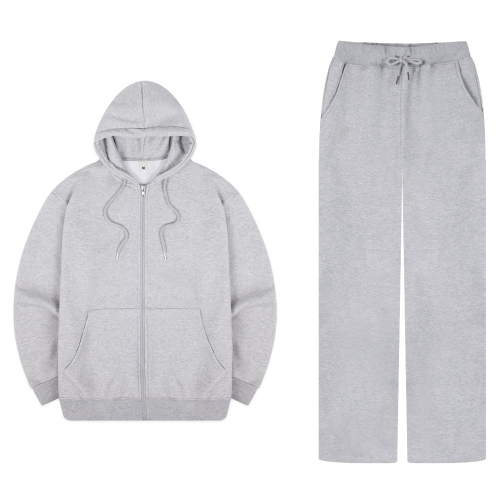 [SET] Костюм с зипкой и широкими штанами, 2 Colors