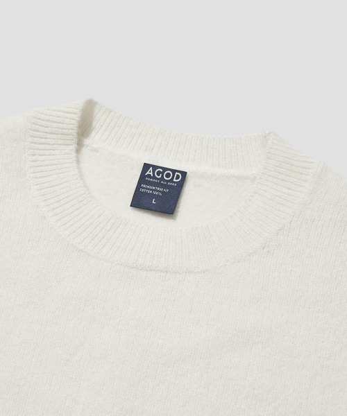 Signature Daily Crewneck Knit [Ivory] thumbnail 6
