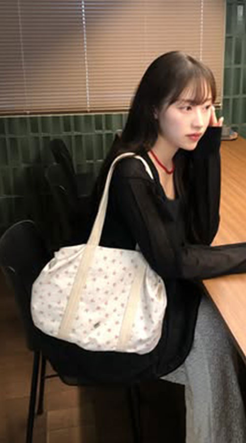 Aurora Shirring Duffle Bag_Floral