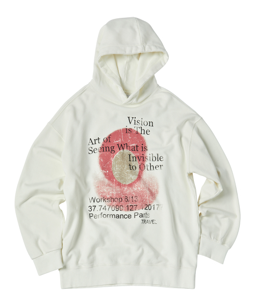 Vision Art пигментный худи Cream