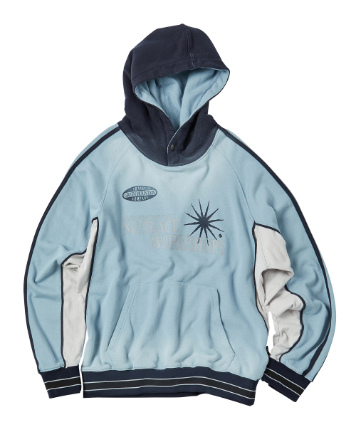 Худи-униформа с принтом и кантом Light Blue