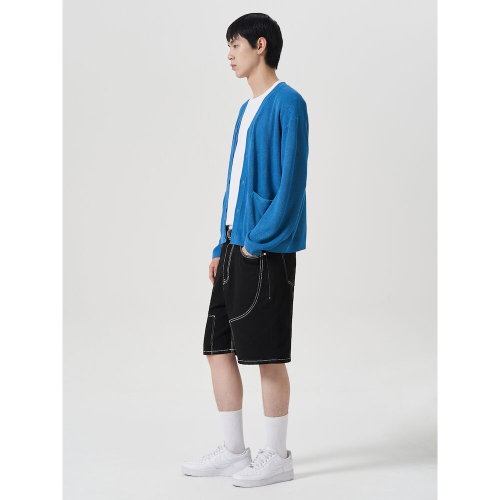 Gangnyeon Y-образный кардиган Blue