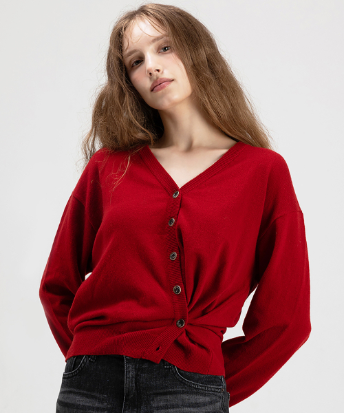 Базовый шерстяной кардиган 2TYPE (4color)