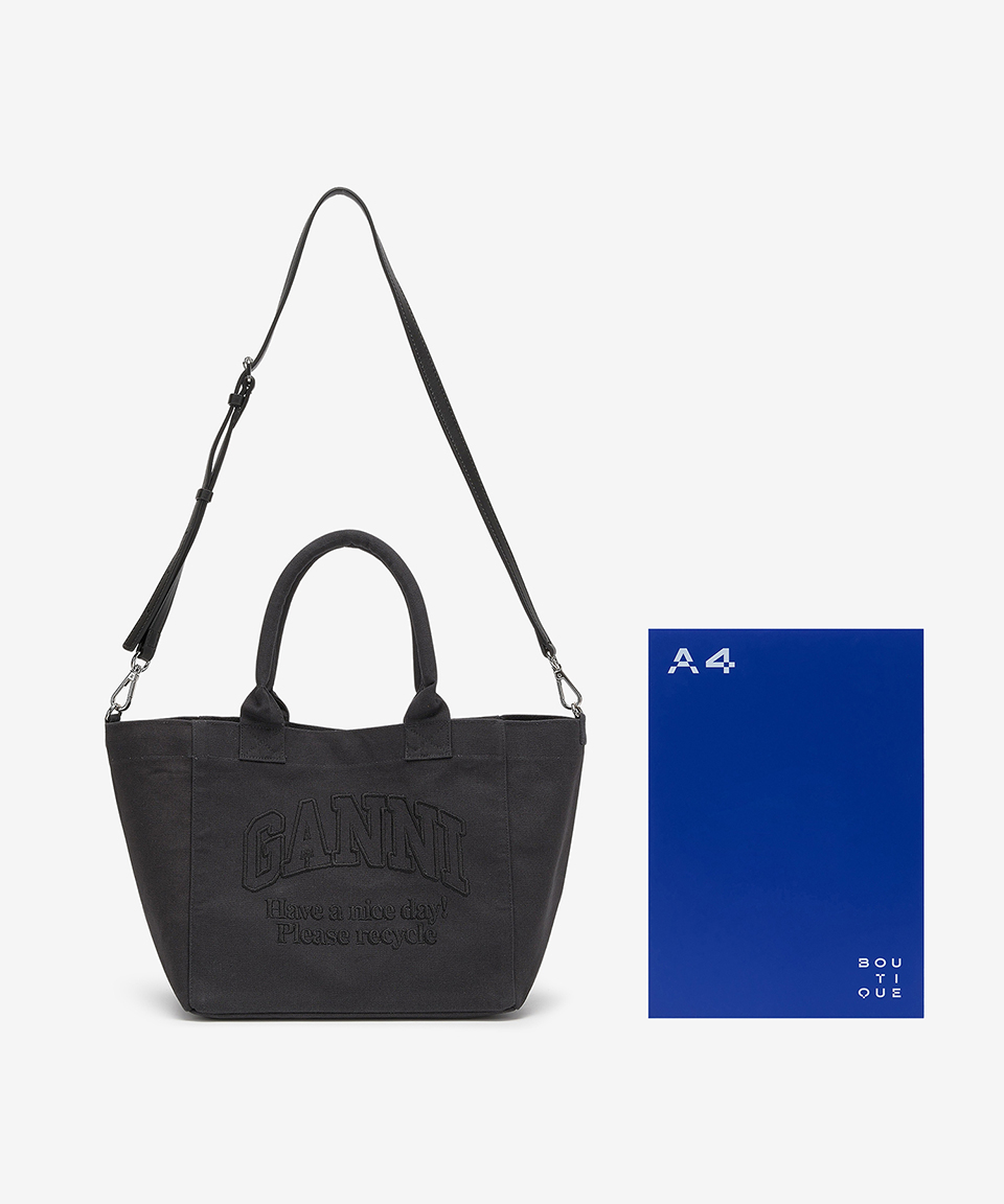 MUSINSA公式 | GANNI Small Easy Shopper Bag - Black / A5972099