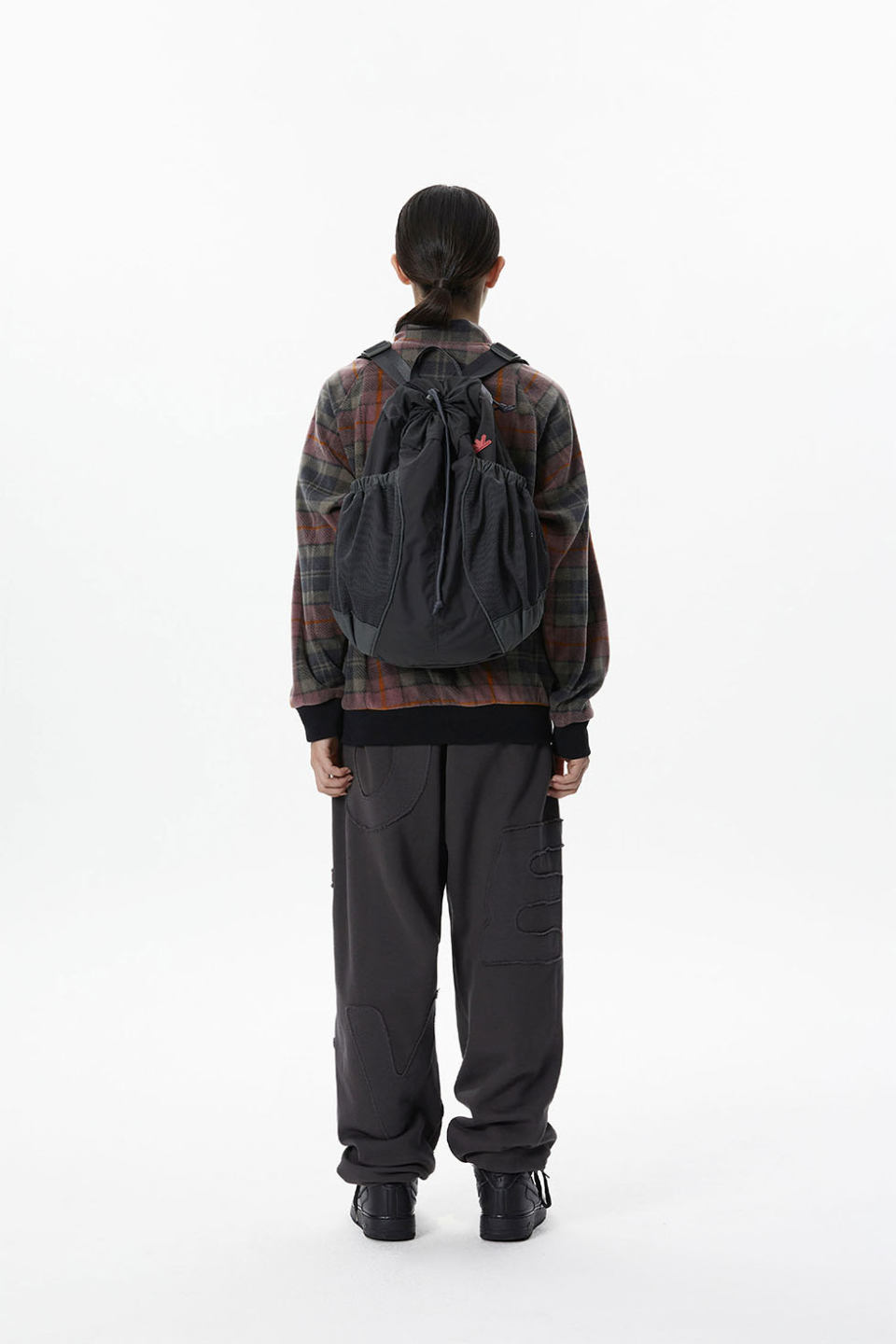 【SUNLOVE】 Tourer Gym Sack /追跡付 MUSINSA公式 | SUNLOVE Tourer Gym Sack Black Grid