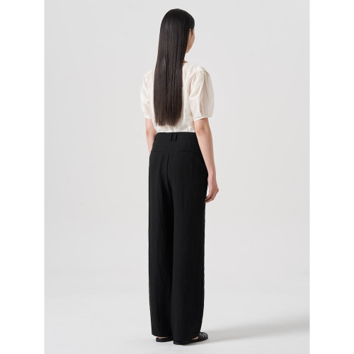 Свободные брюки из тенселя Black
