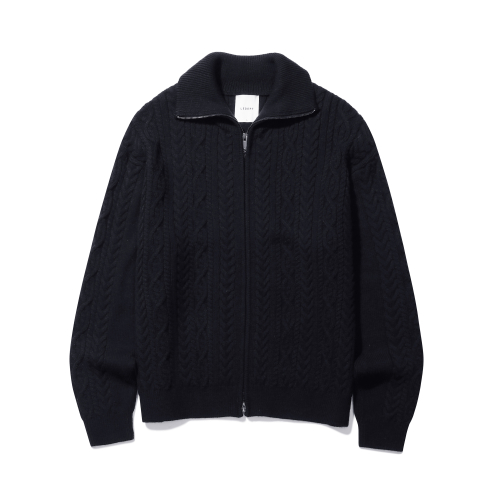 Вязаный кардиган на молнии из шерсти (3 colors)