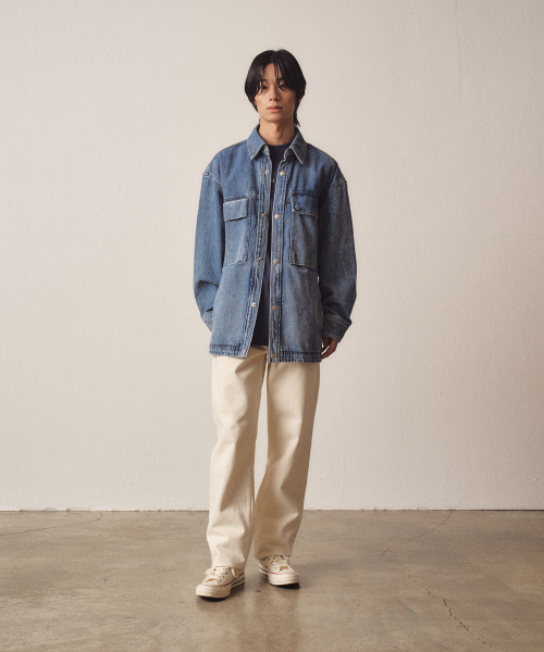 Hidden Blue Denim Shirket