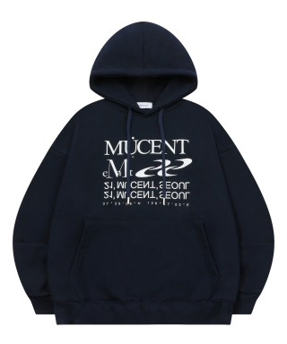 MUCENT 無臭エッセンシャルレタリングルーズフィットフード男女兼用(4色展開) 画像 12