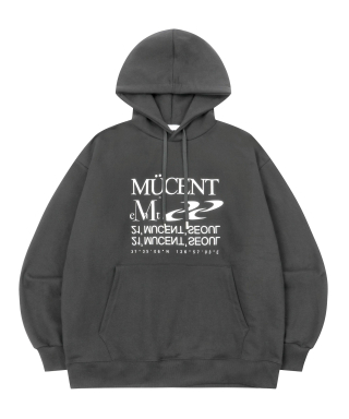 MUCENT 無臭エッセンシャルレタリングルーズフィットフード男女兼用(4色展開) 画像 11