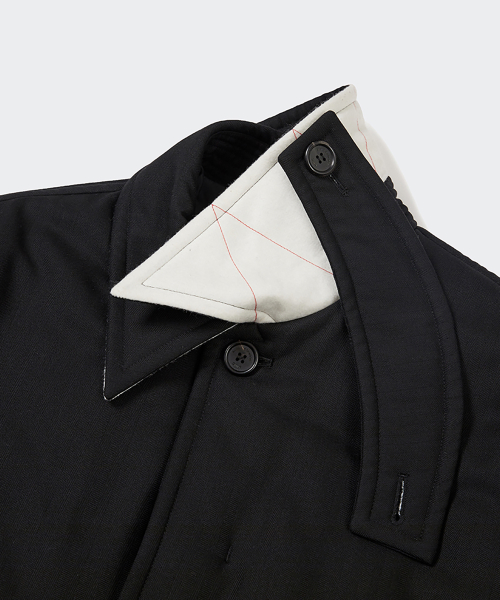 Утепленное пальто Kid A Padded Coat Black