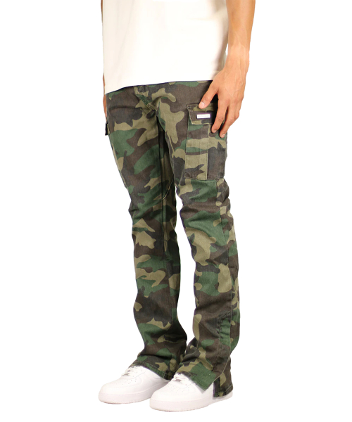 Camo Flare Cargo Pants