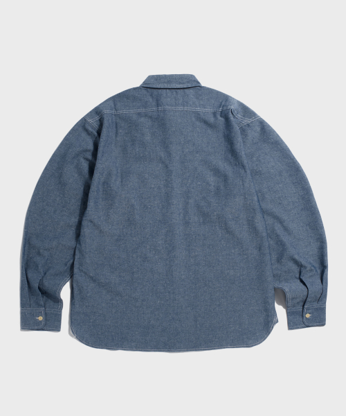 Blue Chambray Work Shirt KR Ver. Light Indigo