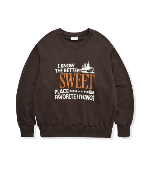 Sweet Sweatshirt - Brown