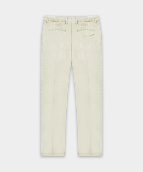Natural Garment Dyed стрейч брюки Ecru