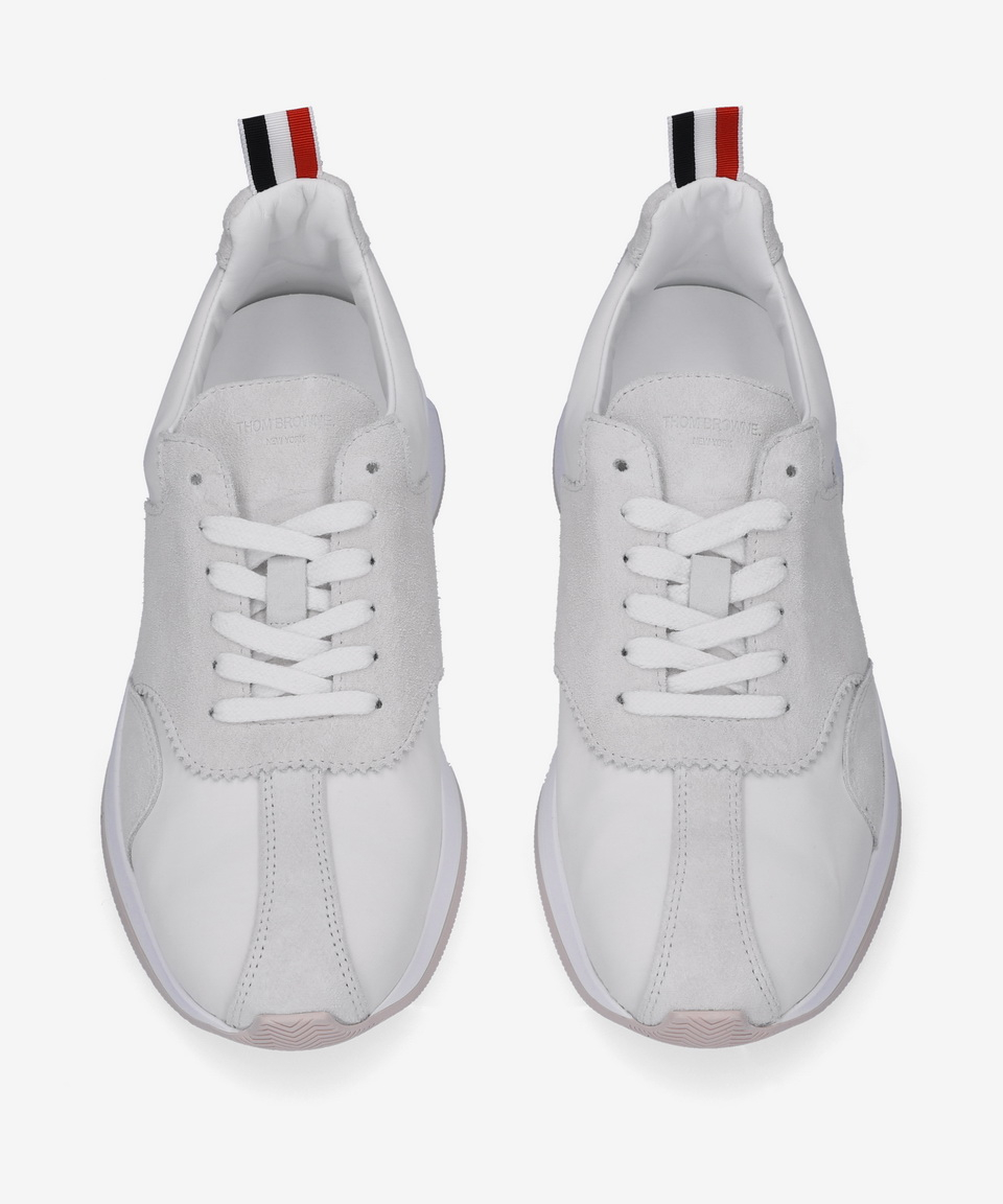 スニーカー *THOM BROWNE* Sprinter Tech Nylon Sneakers White MFE002BF048 THOM BROWNE Sprinter Tech Low Top Sneakers Thom Browne