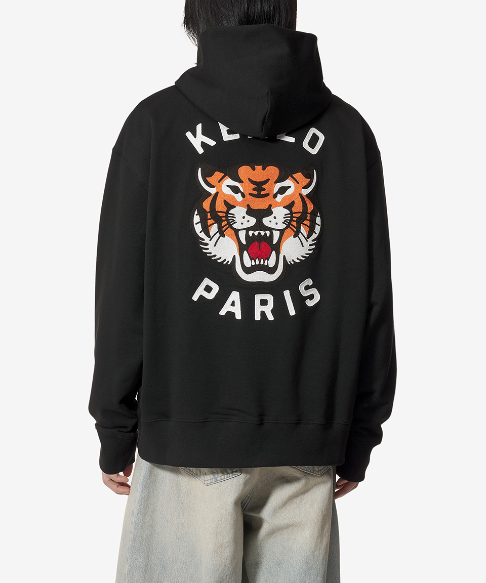 ケン様•*¨*•.¸♬︎ MUSINSA公式 | KENZO Lucky Tiger Oversized Hoodie - Black