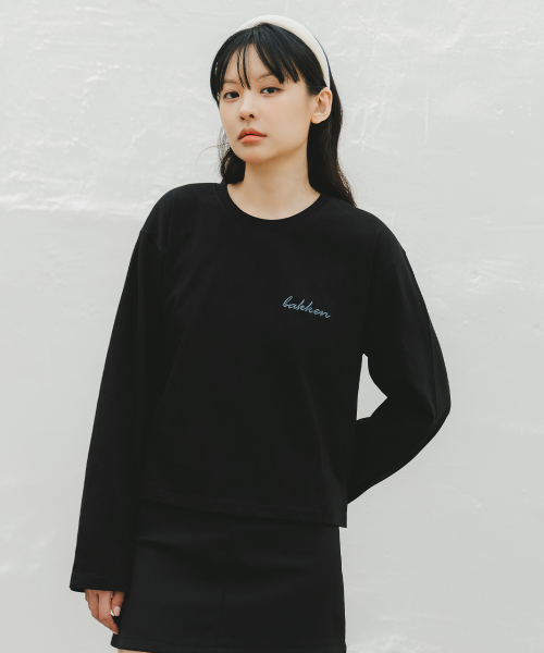 Лонгслив Italic Logo BK4996_Black