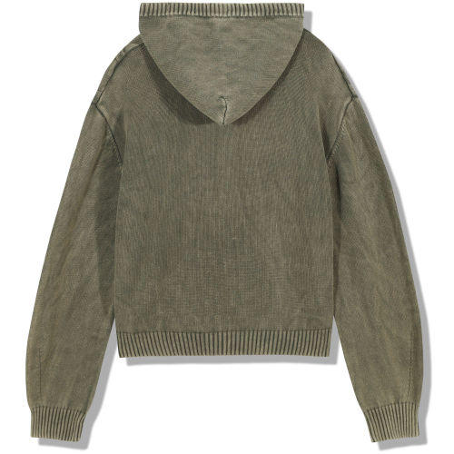 Худи на молнии Vintage Washing Cable