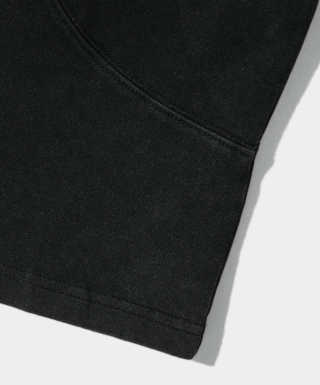 DIMITRI BLACK ディミトリーブラック VLAD ピグメント スラッシュ ロングスリーブ Tシャツ - チャコール 画像 5