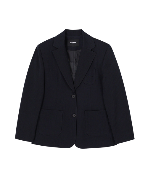 Herringbone оверсайз блейзер Navy