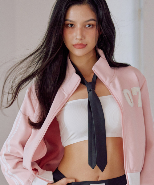 Спортивная кофта на молнии 07 Classic Track Zip-Up [PINK]