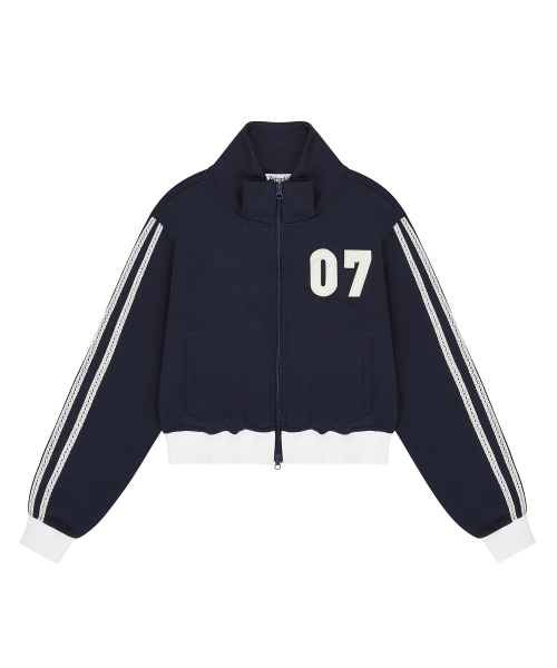 Классическая олимпийка 07 на молнии [NAVY]