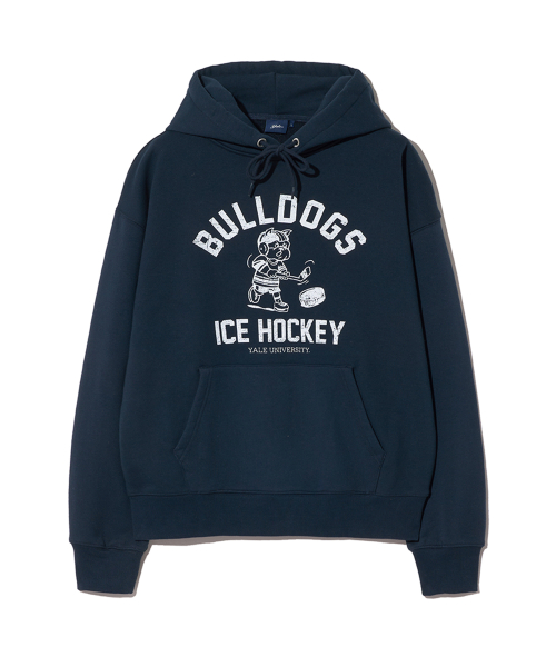 Винтажное худи Ice Hockey Handsome Dan_Navy