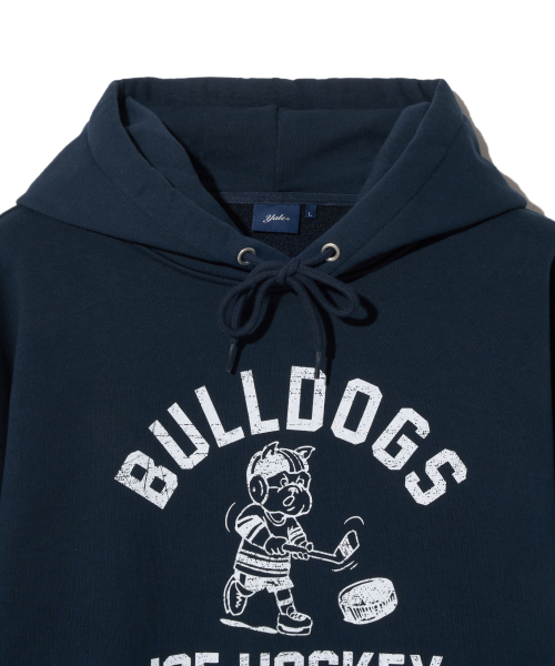 Винтажное худи Ice Hockey Handsome Dan_Navy