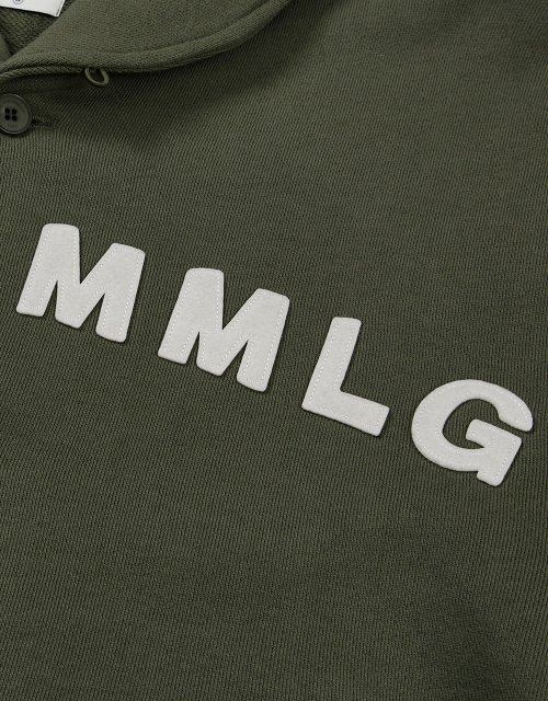 [Mmlg] SHAWL COLLAR SWEAT JUMPER (MOSS KHAKI)